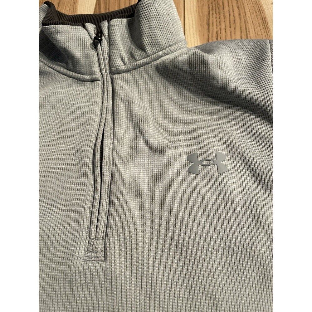 Under Armour ColdGear Men's Quarter-Zip Pullover - Size sm/p/ch - Picture 3 of 8